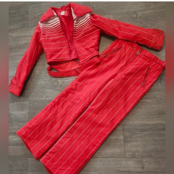 Red Ski Suit - Picture 1 of 4